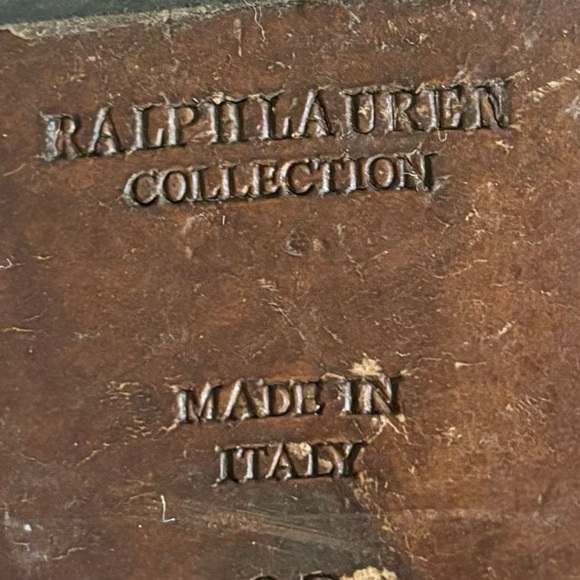 Ralph Lauren Purple Label women’s leather boots with silver buckles Sz 9B - Picture 9 of 9